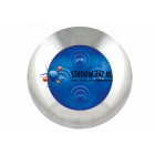 Led Interieurverlichting blauw met chromen rand rond 75 12V